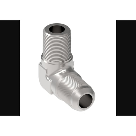 Aeroquip 90 Degree -4 AN Male To 1/8 Inch Pipe Thread, Steel FCM2611